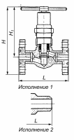 Клапан сальниковый запорный 15с57бк