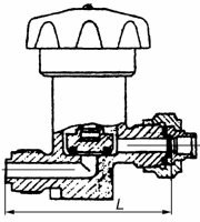 Клапан запорный проходной сильфонный 22Б16п
