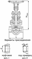 Задвижка стальная ЗКС 160