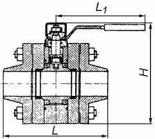 Кран сферический КС 32-16